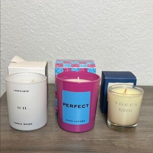 Marc Jacobs, Lake & Skye & Tocca Mini Candle Set